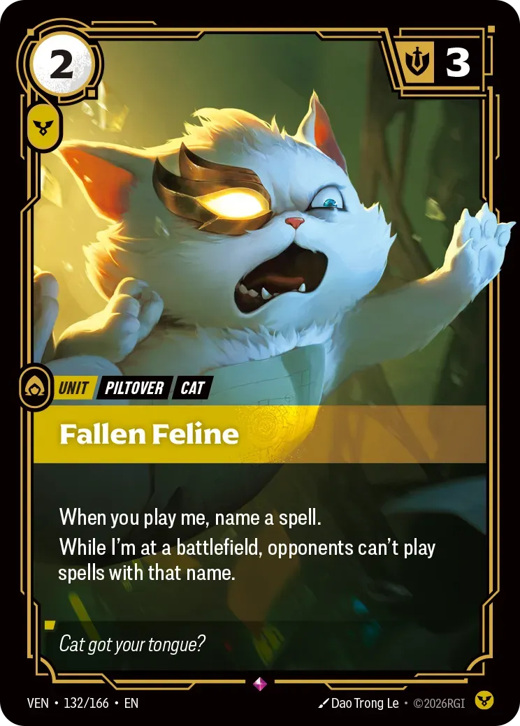 Fallen Feline — Vendetta — Riftbound