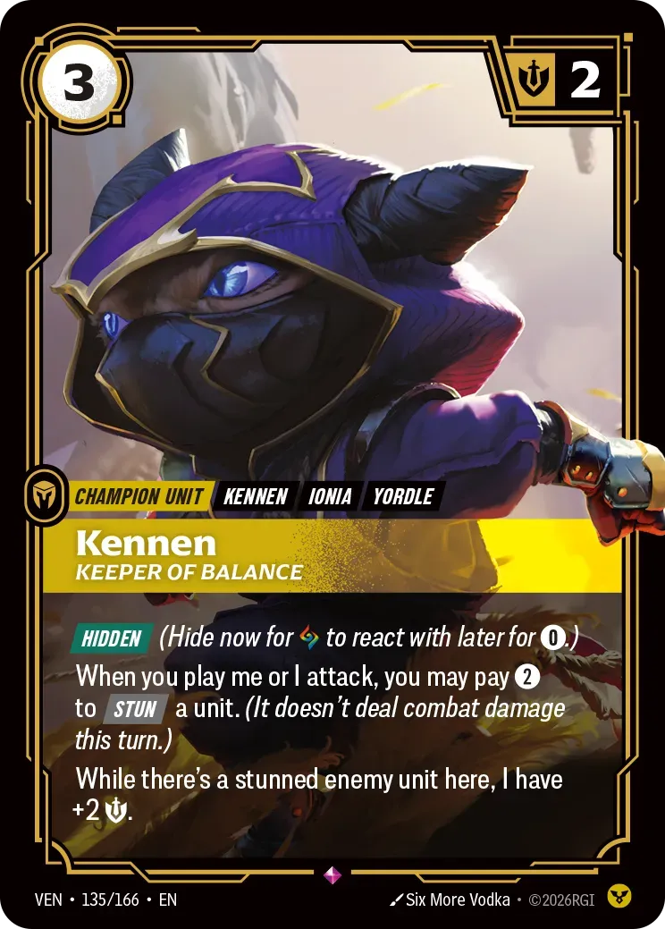 Kennen - Keeper of Balance — Vendetta — Riftbound