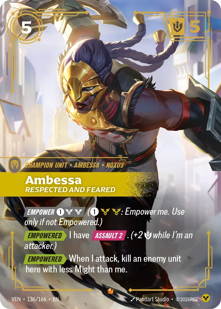 Ambessa - Respected and Feared — Vendetta — Riftbound