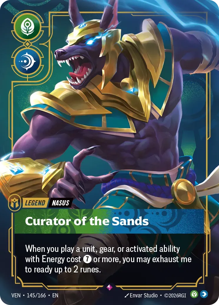 Nasus - Curator of the Sands — Vendetta — Riftbound