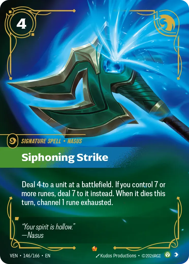 Siphoning Strike — Vendetta — Riftbound