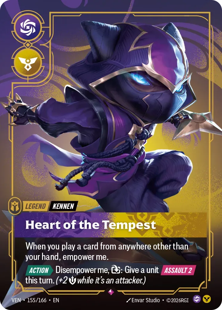 Kennen - Heart of the Tempest — Vendetta — Riftbound