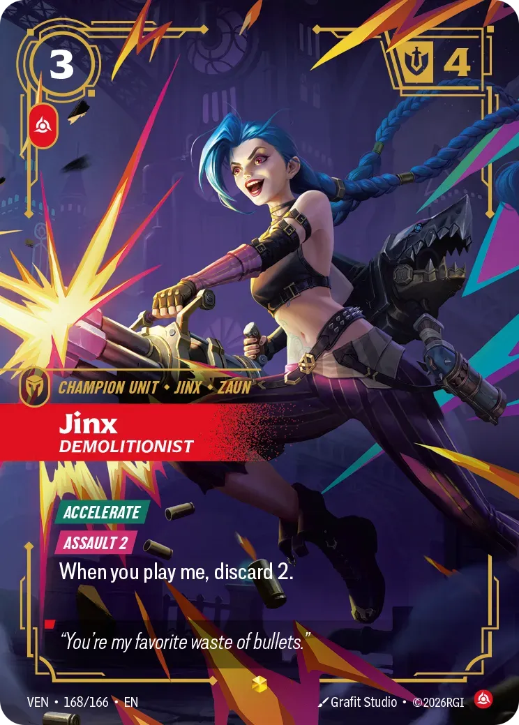 Jinx - Demolitionist — Vendetta — Riftbound