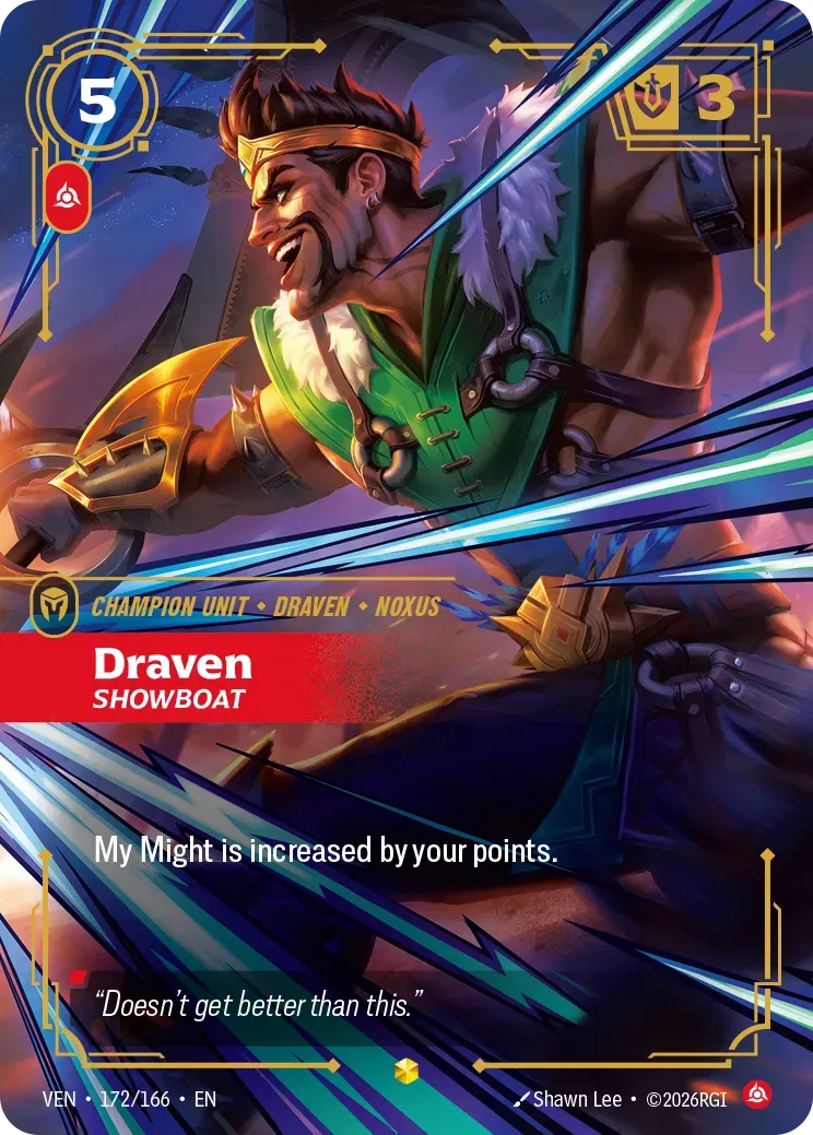 Draven - Showboat — Vendetta — Riftbound
