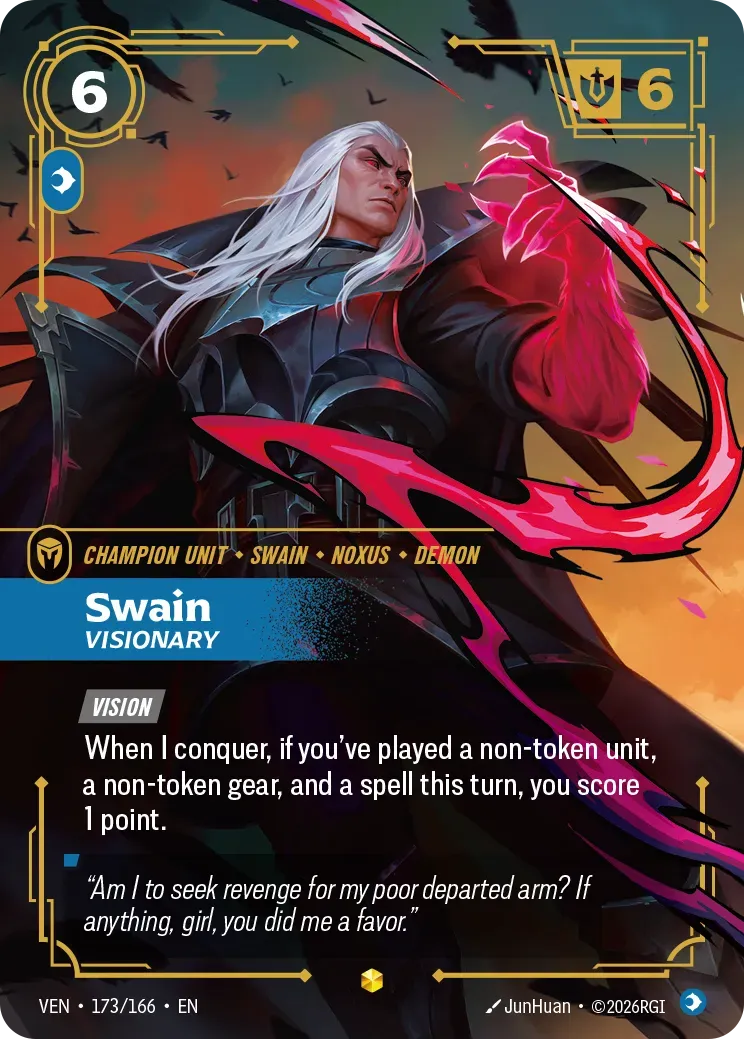 Swain - Visionary — Vendetta — Riftbound