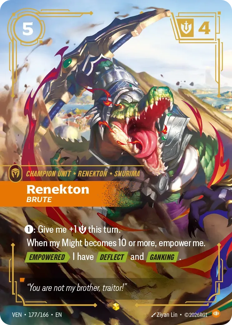 Renekton - Brute — Vendetta — Riftbound