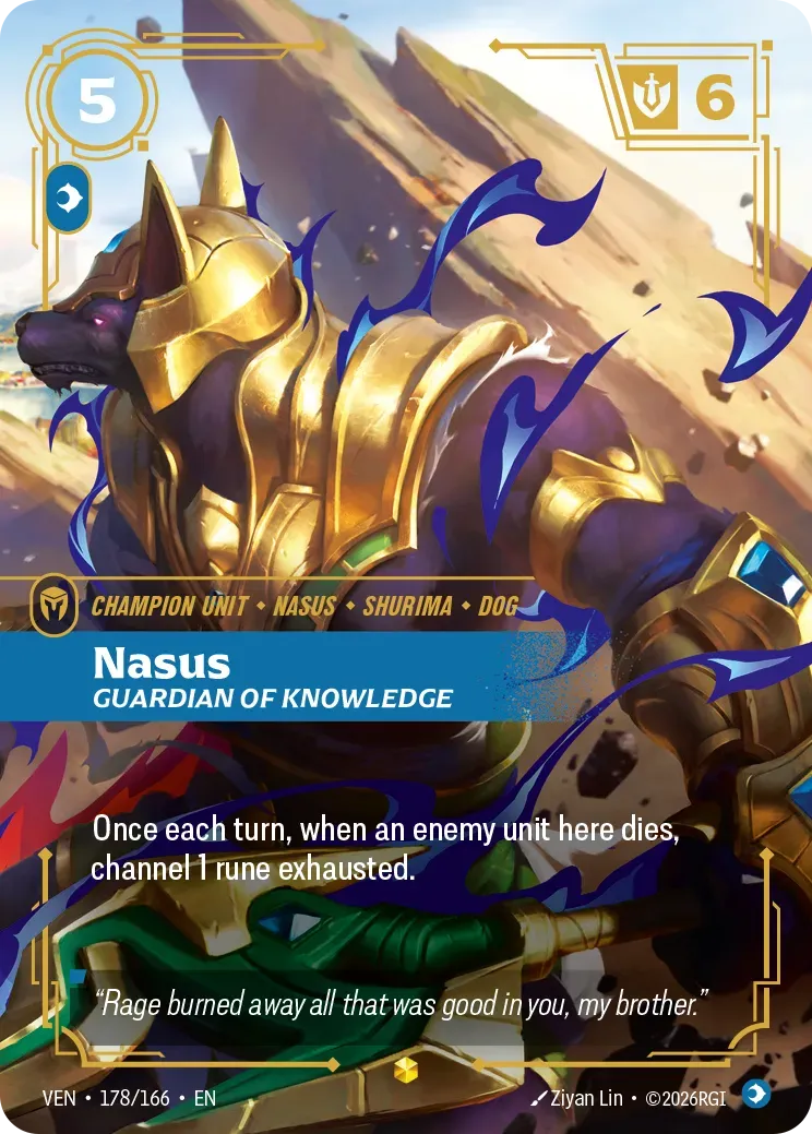 Nasus - Guardian of Knowledge — Vendetta — Riftbound