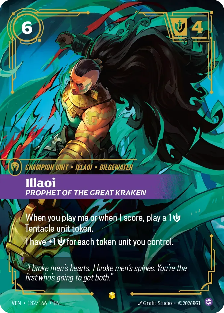 Illaoi - Prophet of the Great Kraken — Vendetta — Riftbound