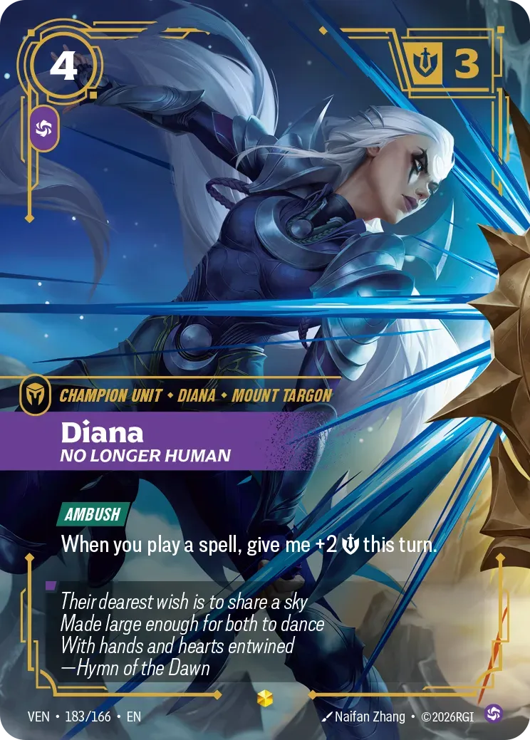 Diana - No Longer Human — Vendetta — Riftbound