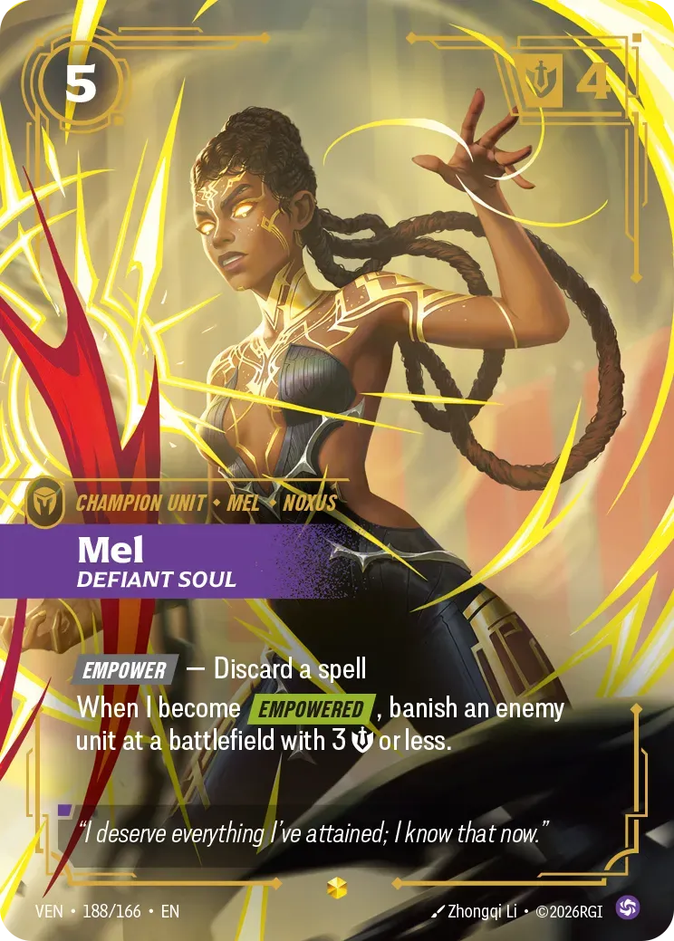 Mel - Defiant Soul — Vendetta — Riftbound