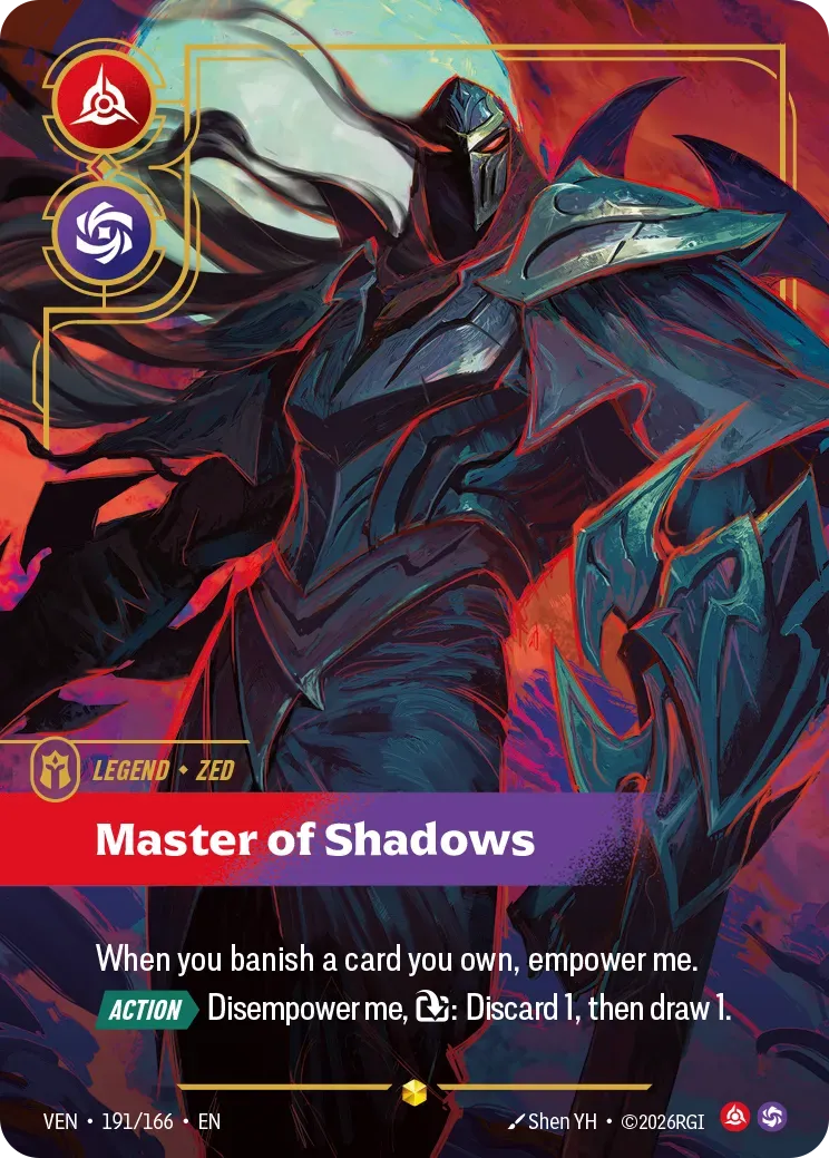 Zed - Master of Shadows — Vendetta — Riftbound