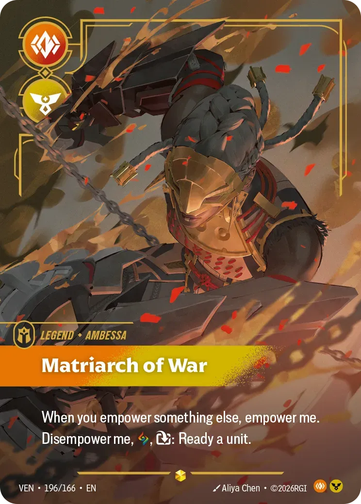 Ambessa - Matriarch of War (Overnumbered) — Vendetta — Riftbound