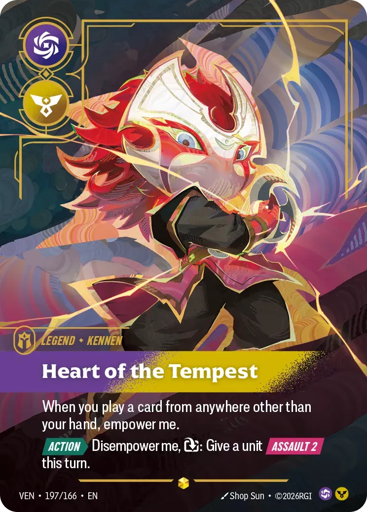 Kennen - Heart of the Tempest — Vendetta — Riftbound