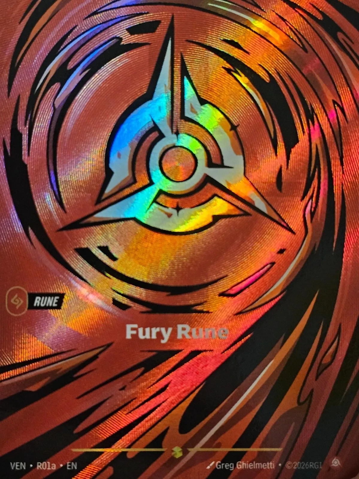 Fury Rune — Vendetta — Riftbound: League of Legends TCG