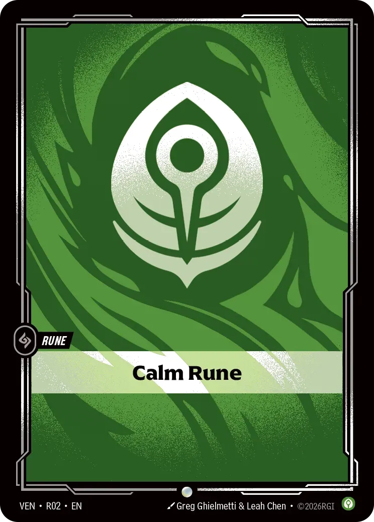 Calm Rune — Vendetta — Riftbound
