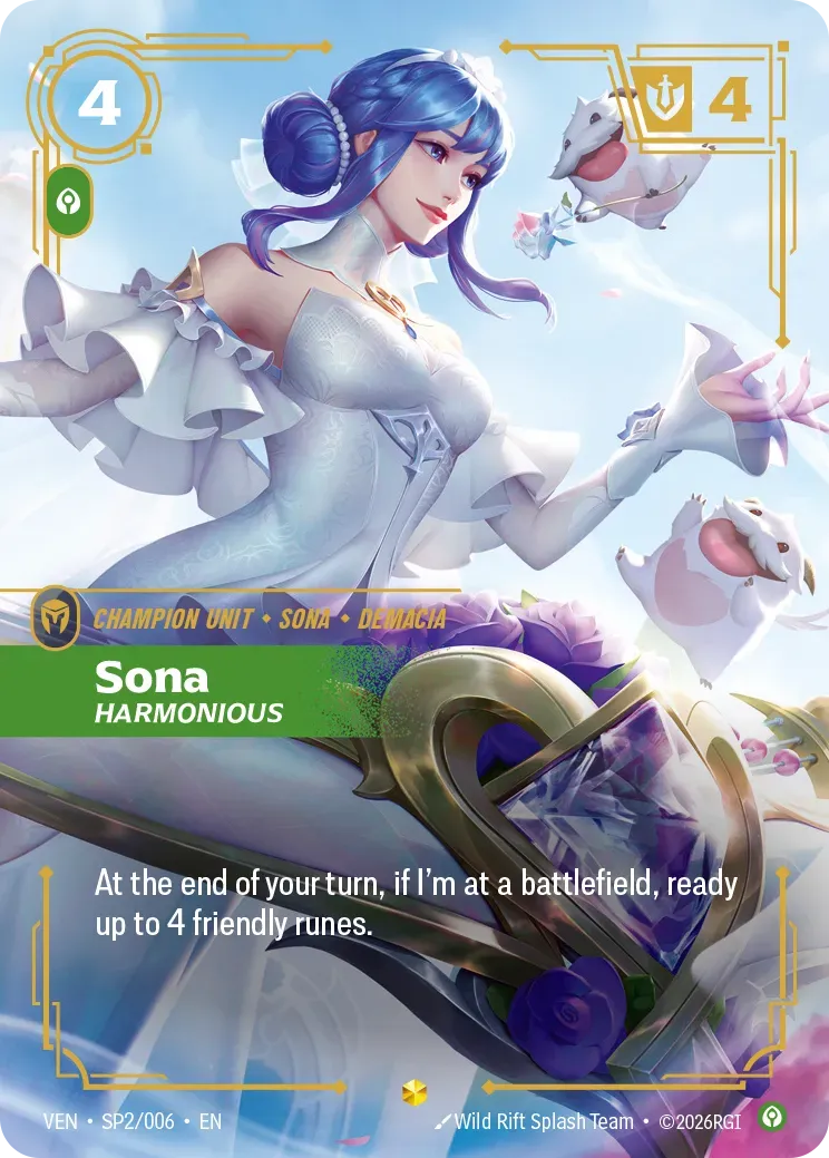 Sona - Harmonious — Vendetta — Riftbound