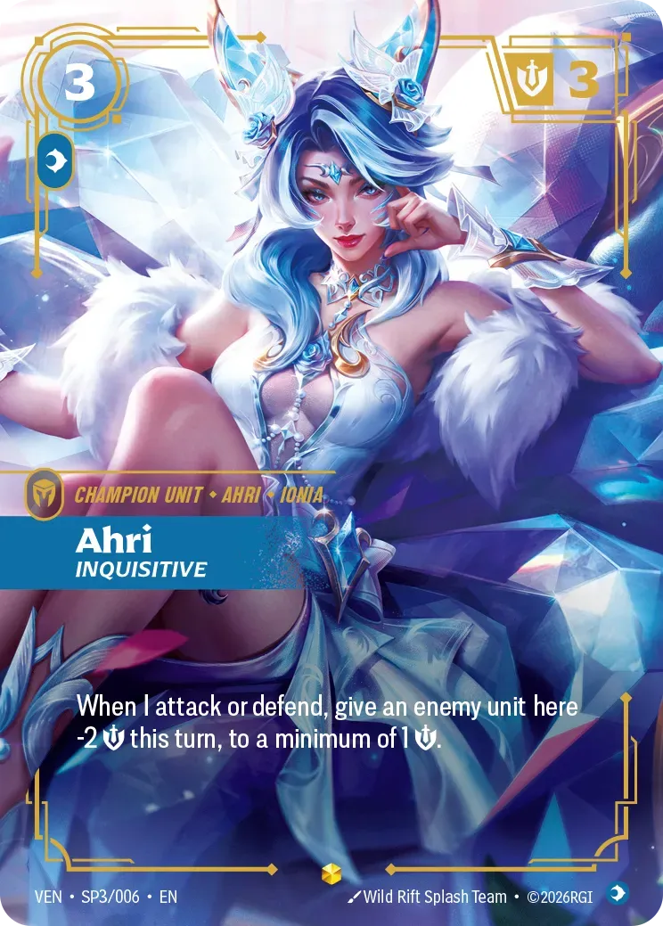Ahri - Inquisitive — Vendetta — Riftbound