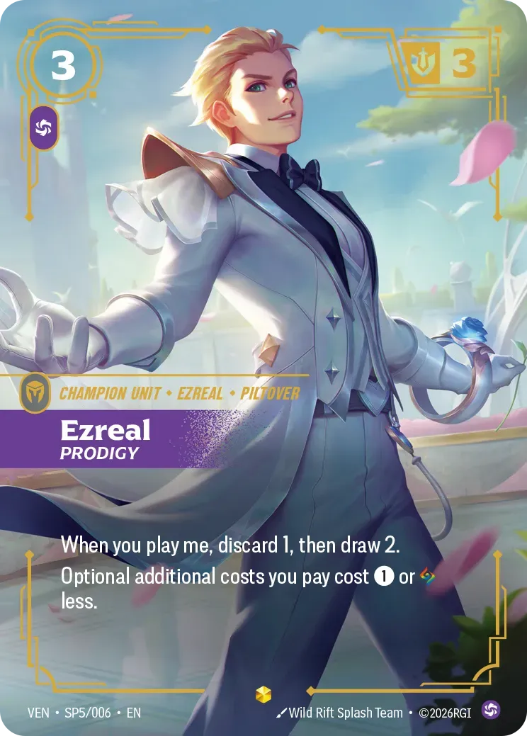 Ezreal - Prodigy — Vendetta — Riftbound: League of Legends TCG
