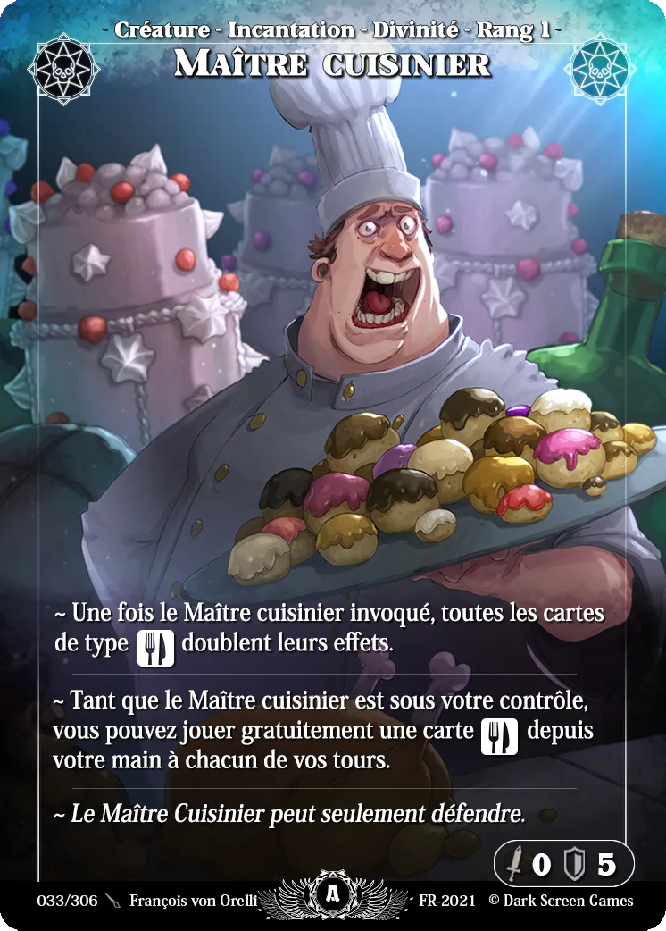 Maître Cuisinier — Test FR 2021 — Rise TCG