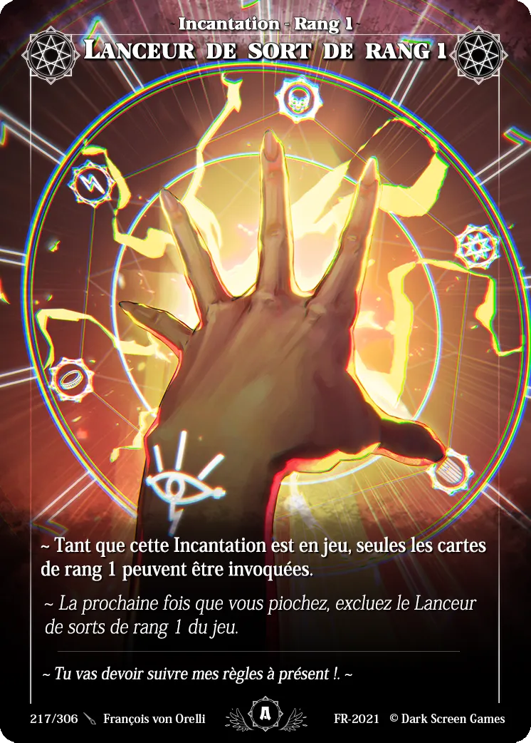 Lanceur De Sort De Rang 1 — Test FR 2021 — Rise TCG