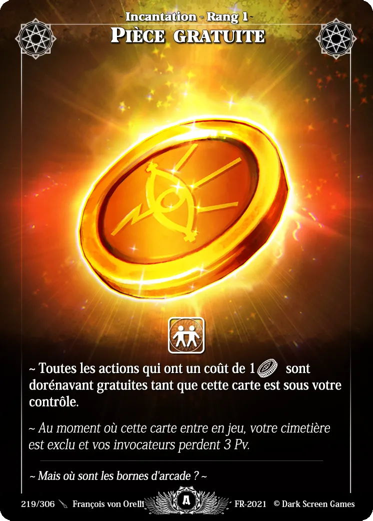 Pièce Gratuite — Test FR 2021 — Rise TCG