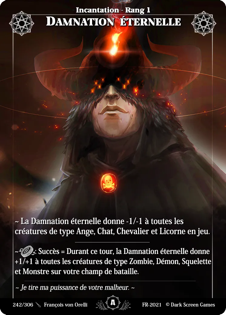 Damnation Eternelle — Test FR 2021 — Rise TCG