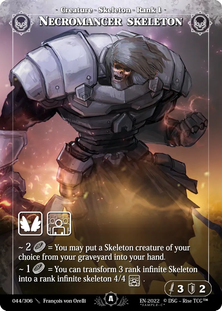 Necromancer Skeleton — Sample Collector — Rise TCG