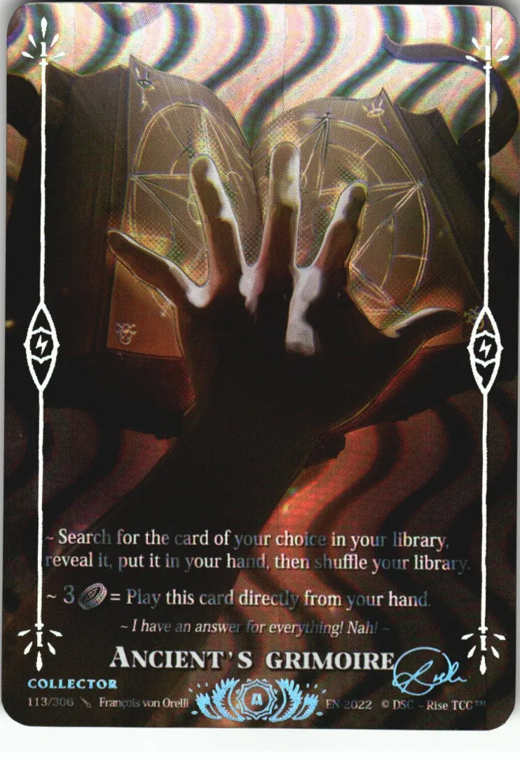 Ancient's Grimoire — Vault Pack 1 — Rise TCG