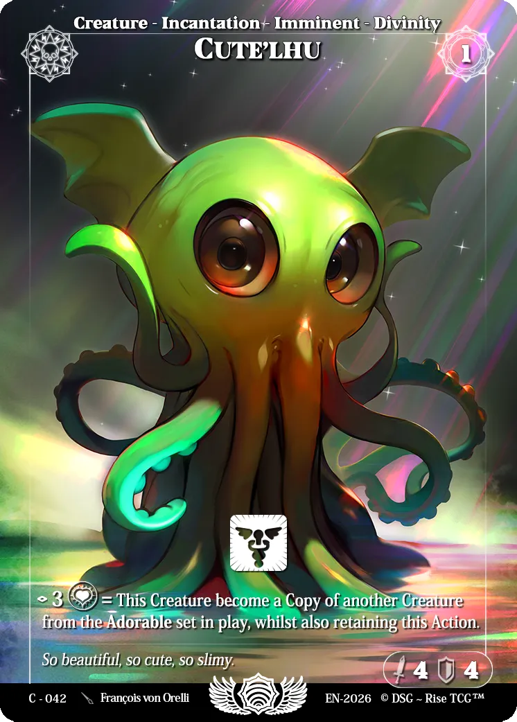 Cute'lhu from Adorable - Rise TCG