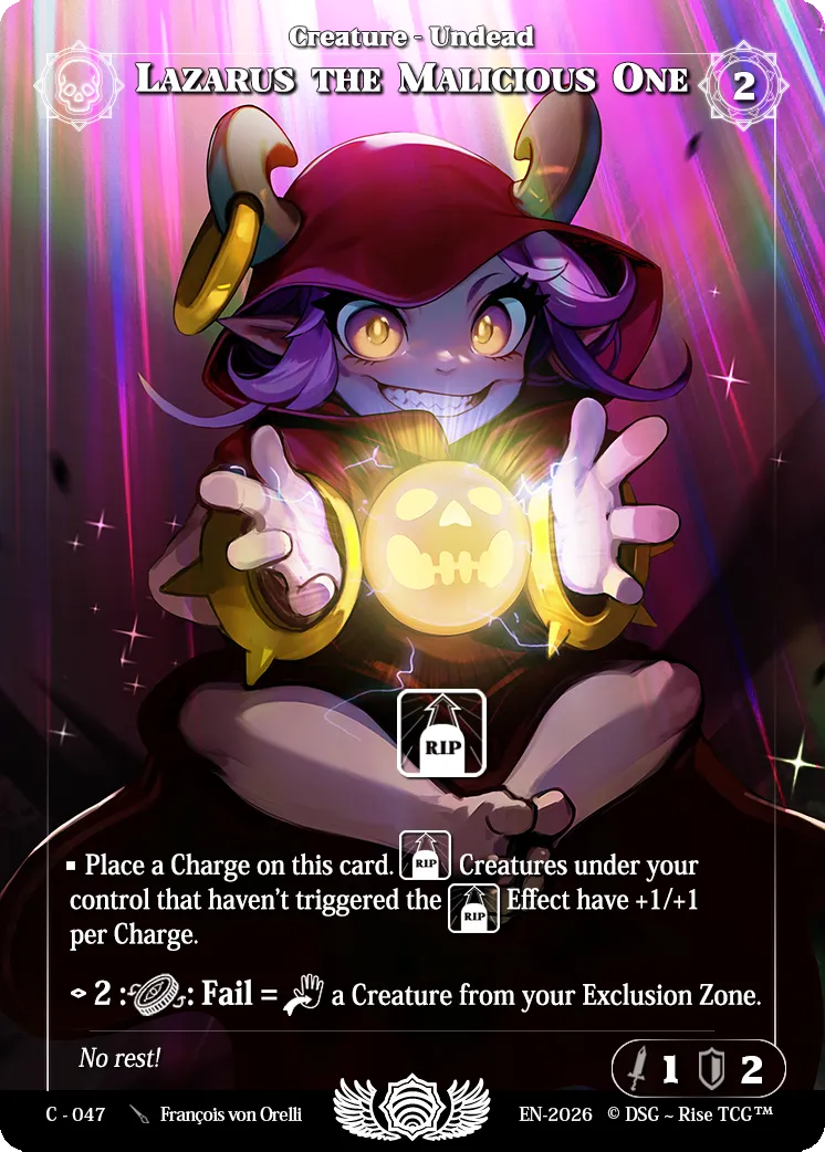 Lazarus the Malicious One — Adorable — Rise TCG