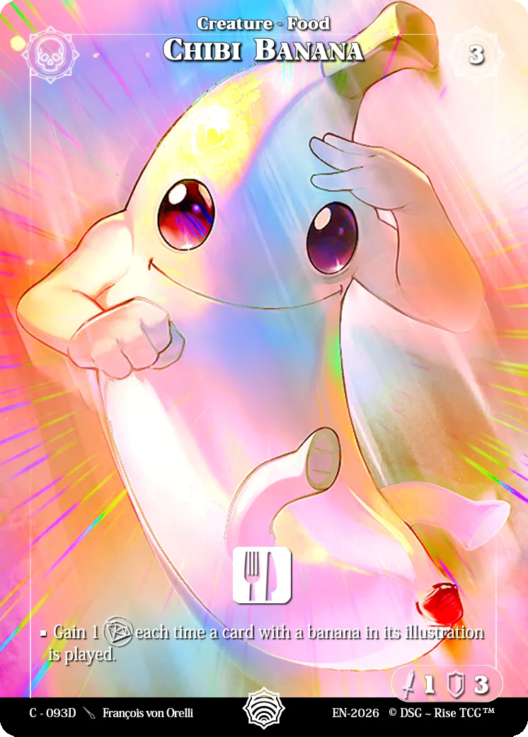 Chibi Banana from Adorable - Rise TCG