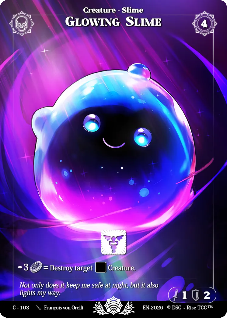 Glowing Slime from Adorable - Rise TCG