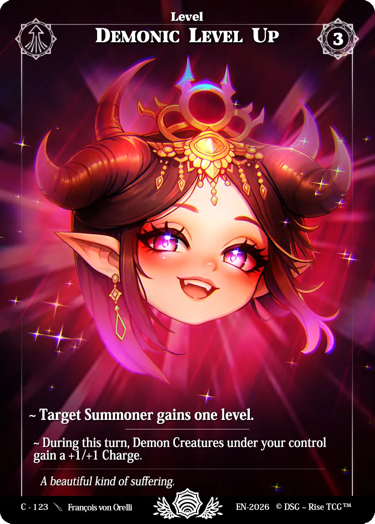Demonic Level Up — Adorable — Rise TCG