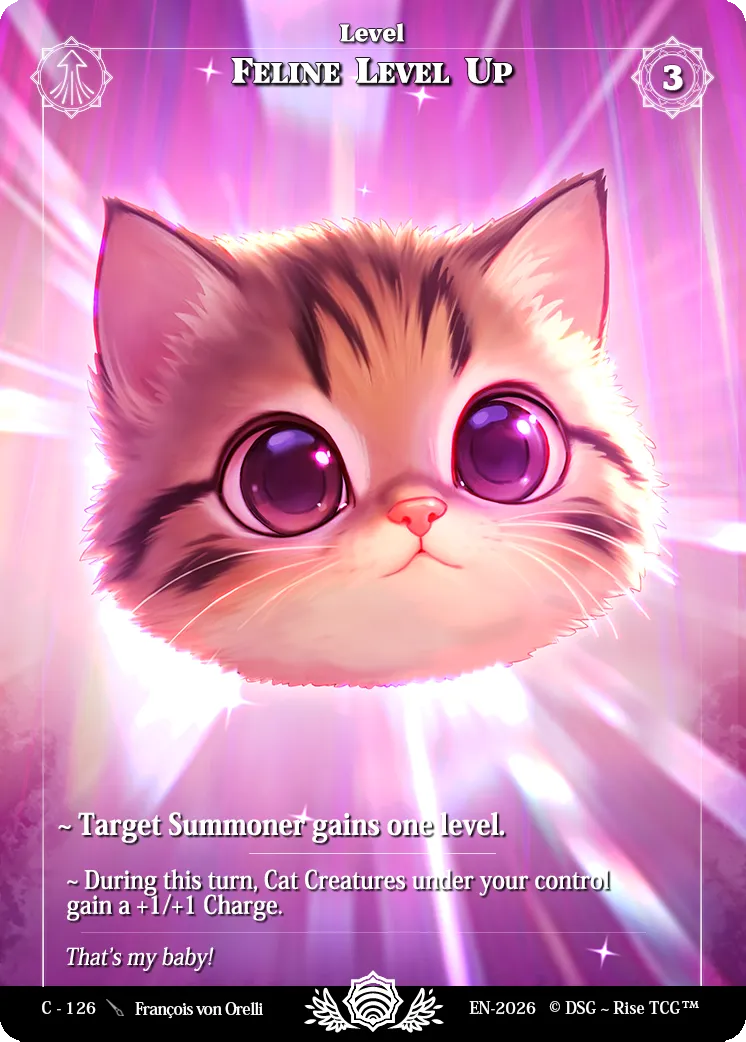 Feline Level Up — Adorable — Rise TCG