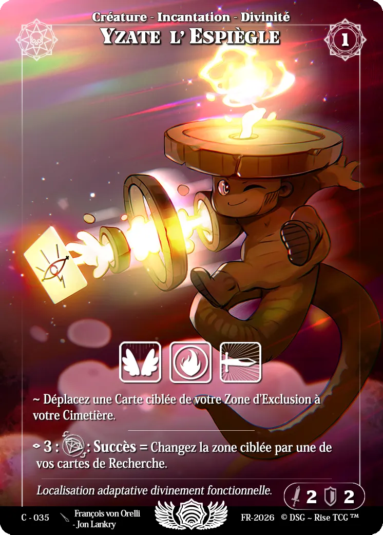 Yzate l'espiègle — Adorable — Rise TCG