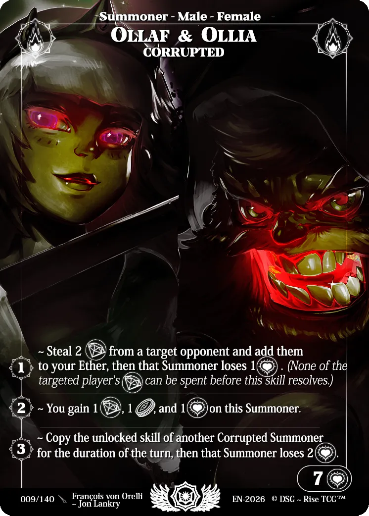 Ollaf and Ollia Corrupted — Corrupted — Rise TCG