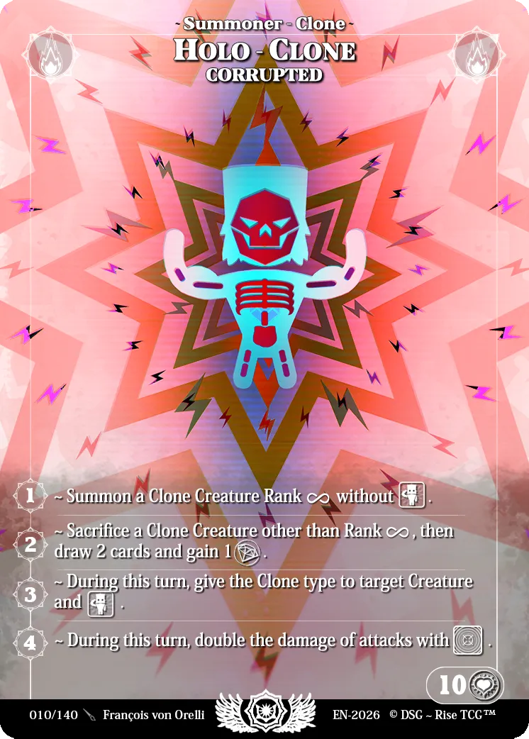 Holo Clone Corrupted — Corrupted — Rise TCG