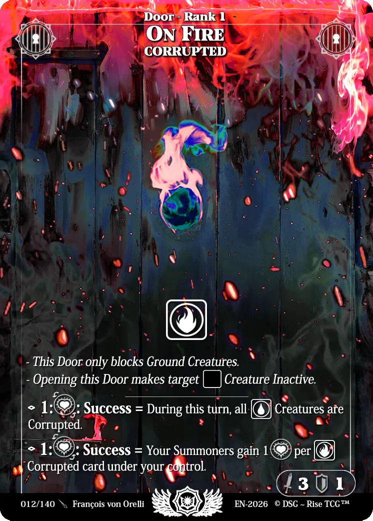 On Fire Corrupted — Corrupted — Rise TCG