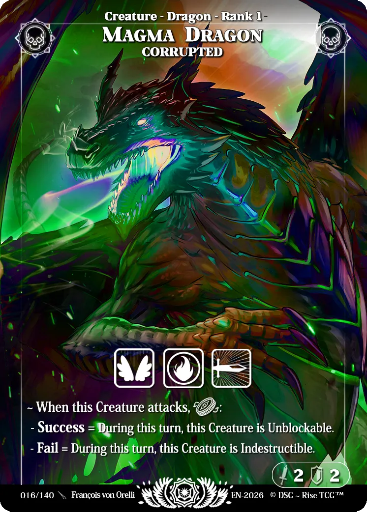 Magma Dracon Corrupted — Corrupted — Rise TCG