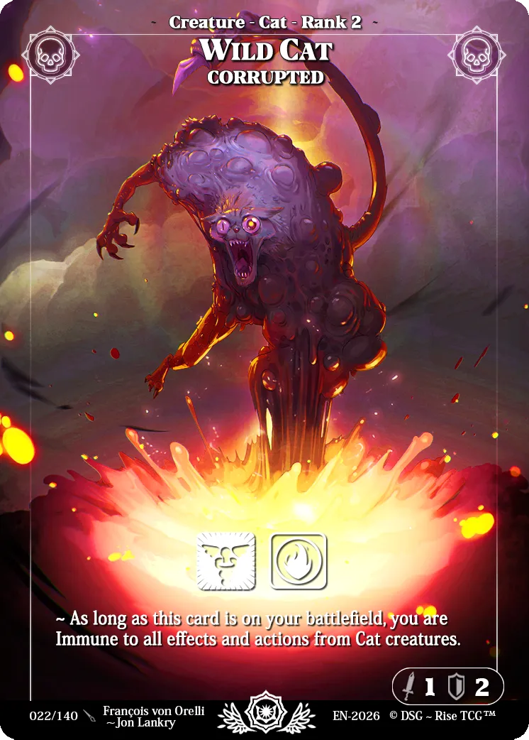 Chat sauvage corrompu — Corrupted — Rise
