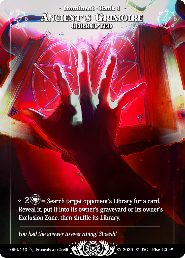 Grimoire des Anciens Corrompu — Corrupted — Rise