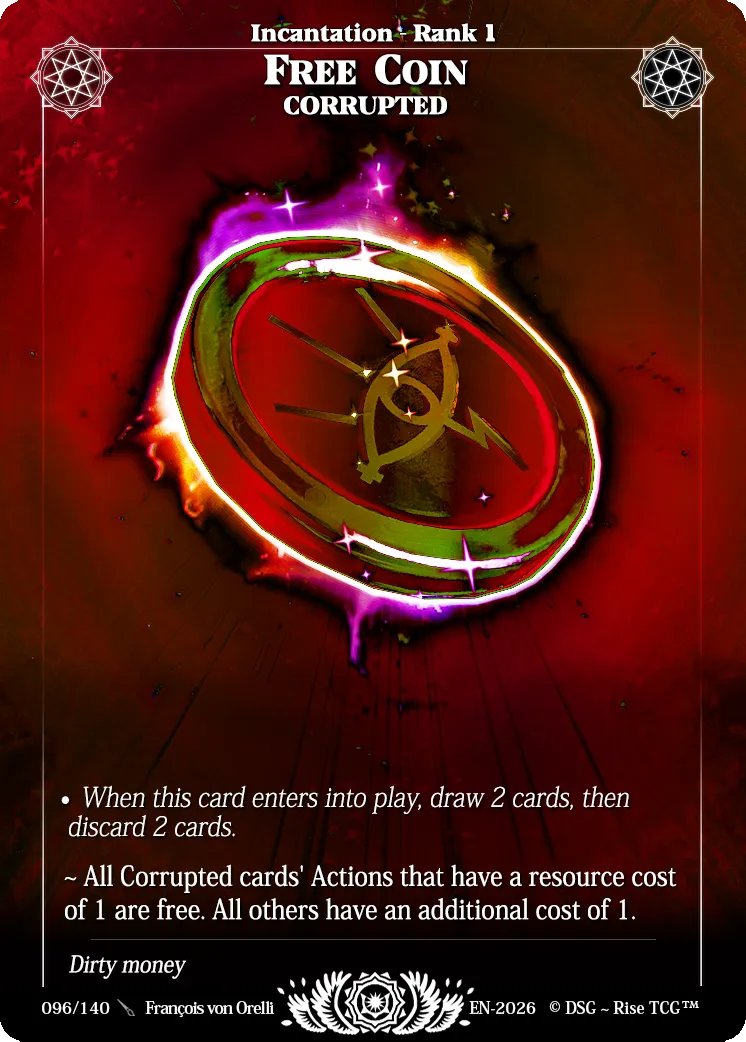 Free Coin Corrupted from Corrupted - Rise TCG