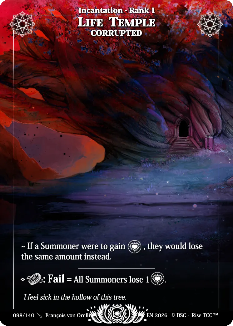 Temple de Vie Corrompu — Corrupted — Rise