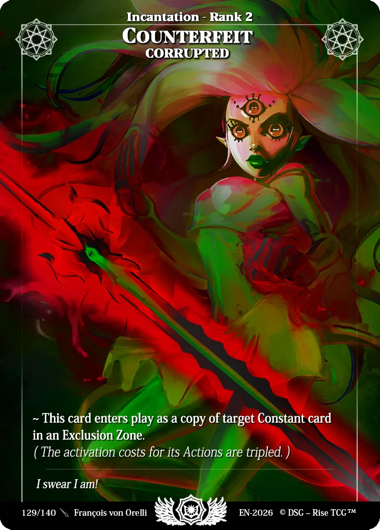 Counterfeit Corrupted — Corrupted — Rise TCG