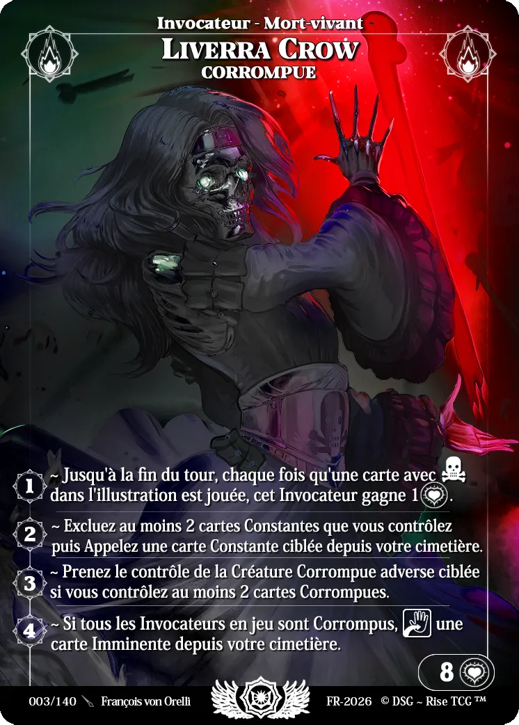 Liverra Crow Corrompue — Corrupted — Rise TCG