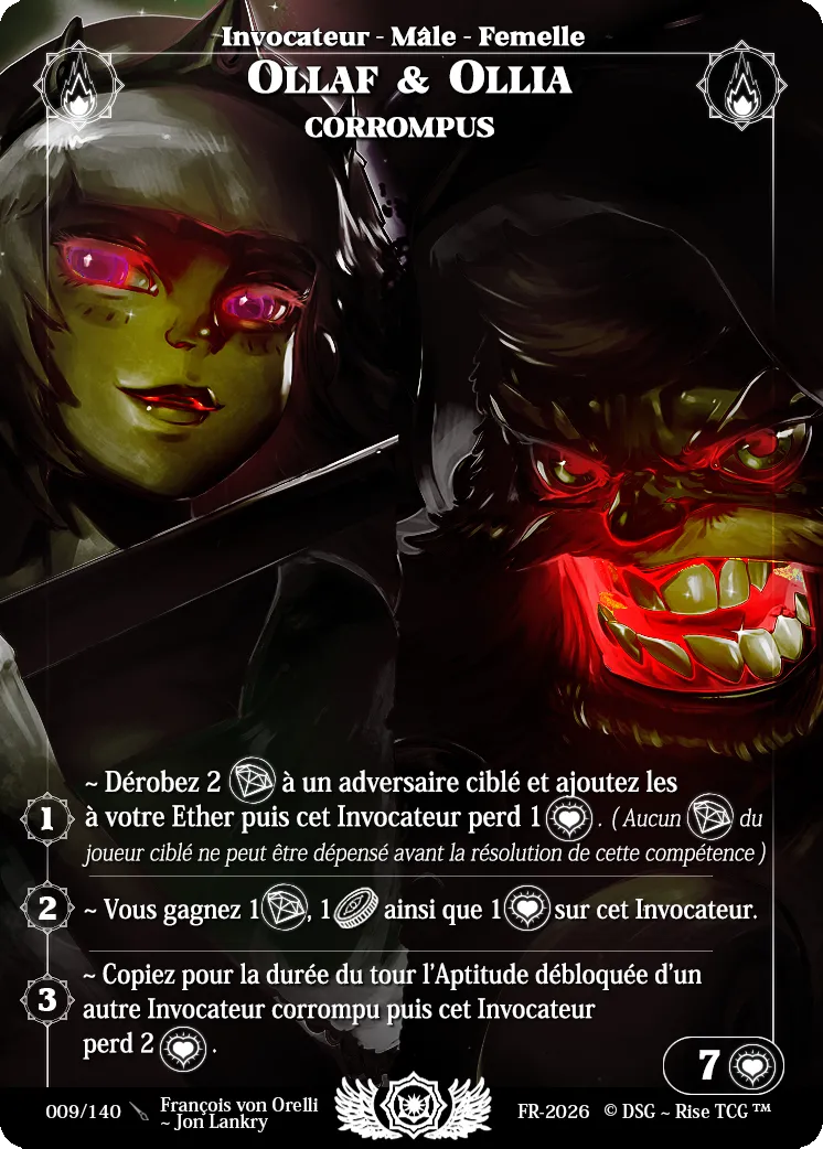 Olaf & Olia Corrompus — Corrupted — Rise TCG