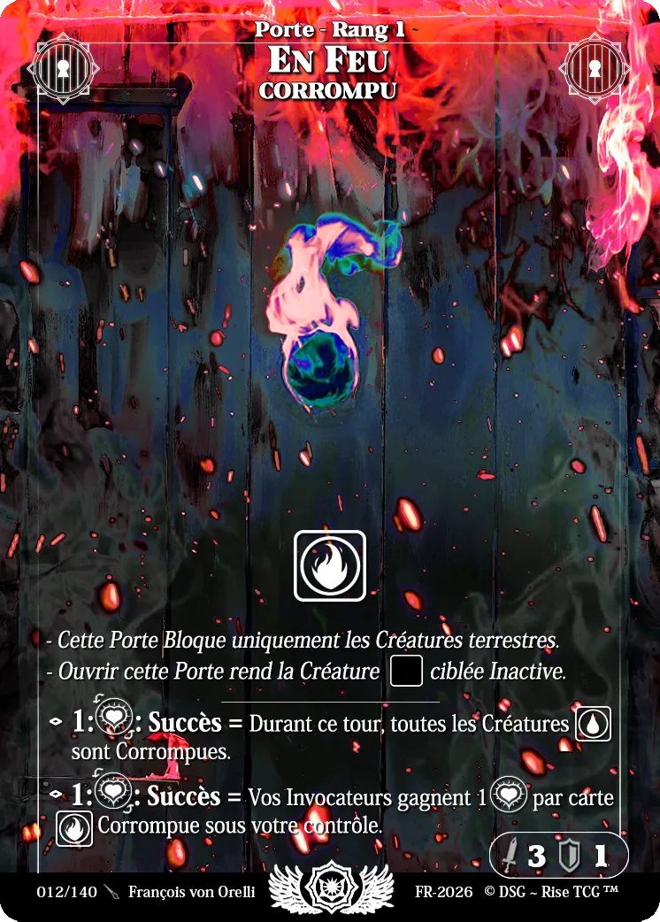 En Feu Corrompu from Corrupted - Rise TCG