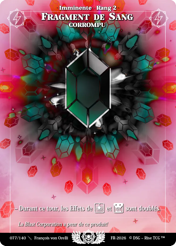 Fragment de Sang Corrompu — Corrupted — Rise TCG