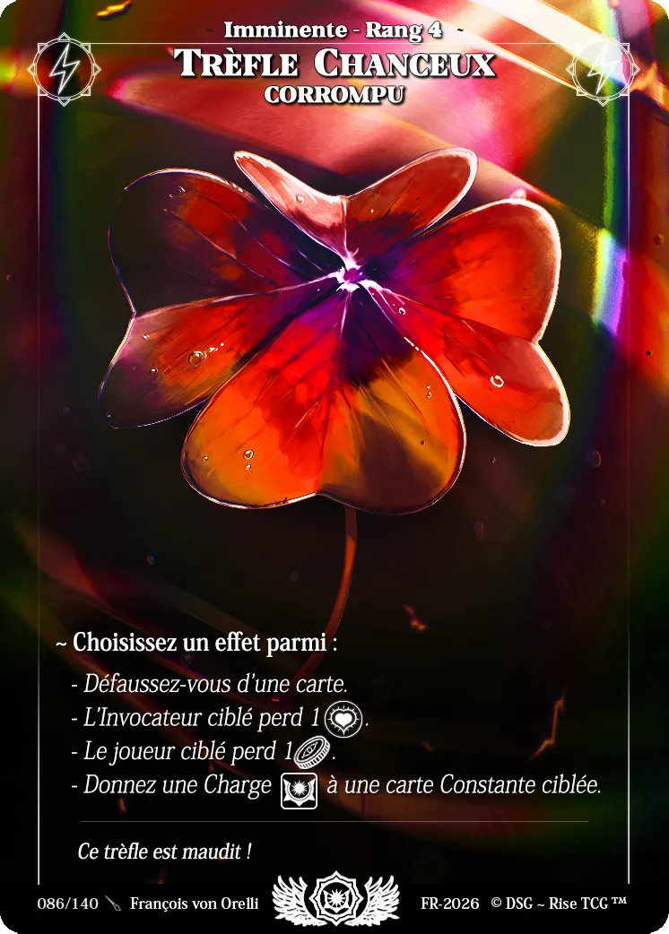 Trèfle Chanceux Corrompu from Corrupted - Rise TCG