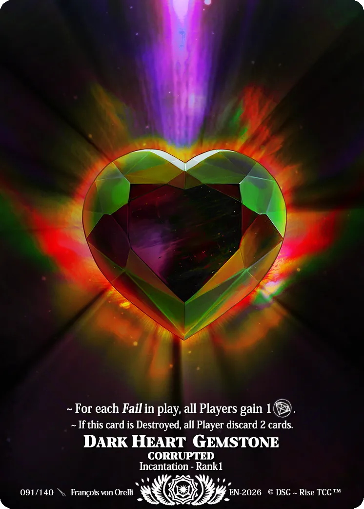 Dark Heart Gemstone Corrupted — Corrupted — Rise